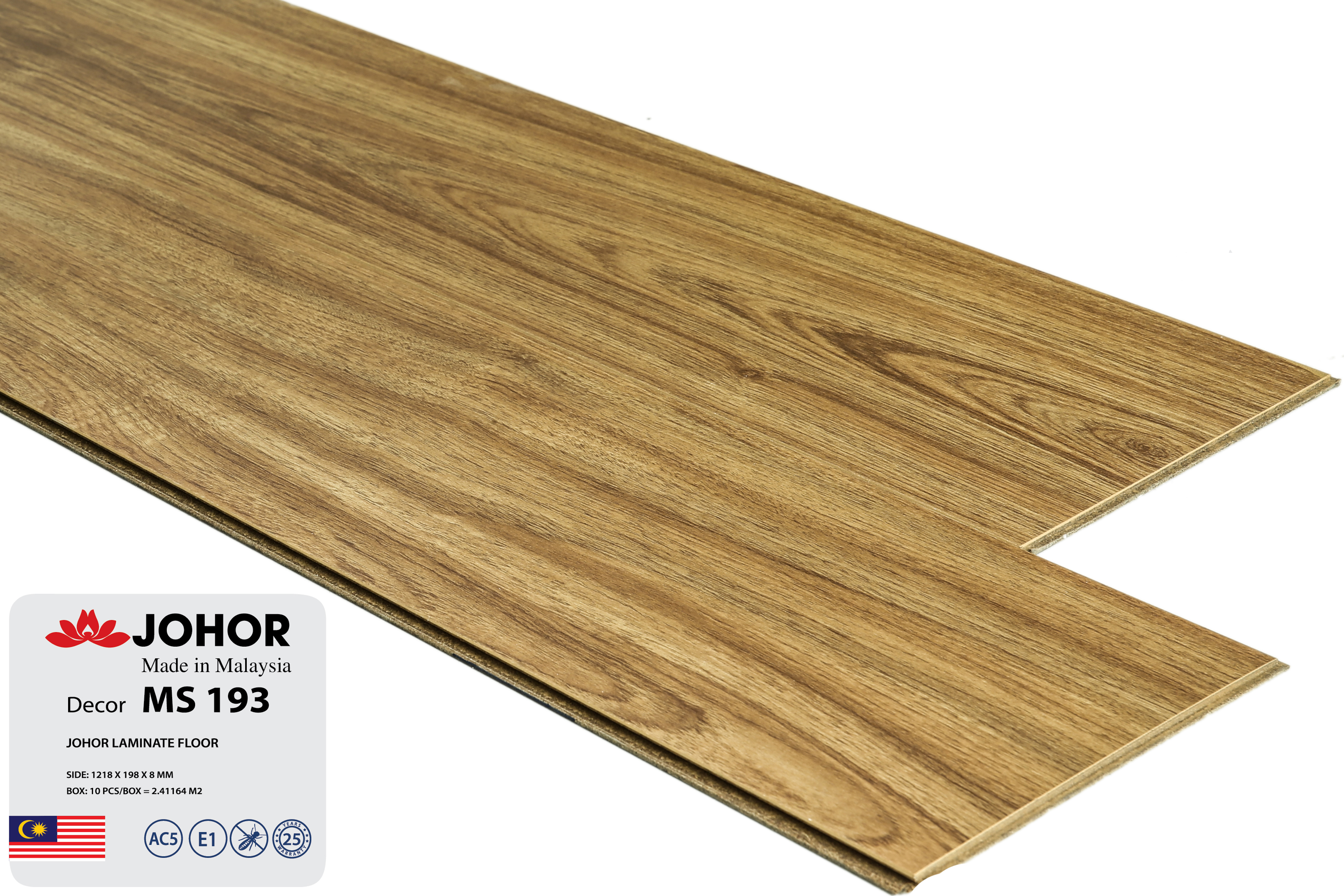 Sàn gỗ JOHOR 8 MM nhập khẩu Malaysia